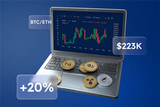 Technology visualisation of an AI automated trading system on Aipom AI